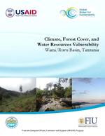 Climate, Forest Cover, and Water Resources Vulnerability, Wami/Ruvu Basin, Tanzania